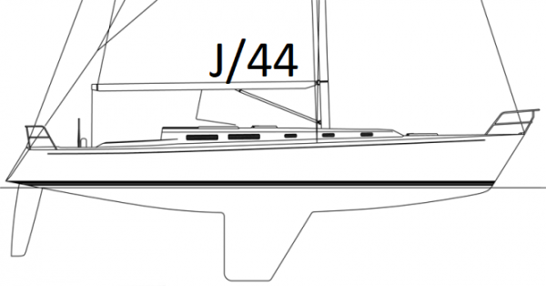 J/44 Used sail spinnaker mainsail headsail