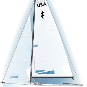 Lightning used sail spinnaker Mainsail Headsail