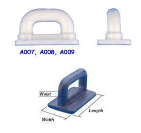 3/4" Internal Sail Slides - Pk of 5