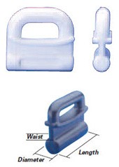 1/2" Round Nylon Sail Slugs - Pk of 5