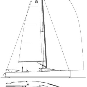 J/70 Used Sail mainsail Headsail spinnaker