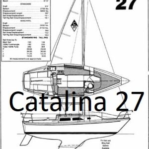 Catalina Capri 26 and Catalina 27 - New Sails - In Stock