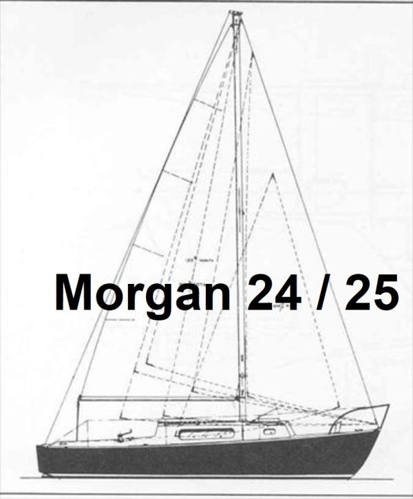 Morgan 24 used sail used mainsail used headsail