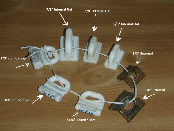 Mainsail luff slides